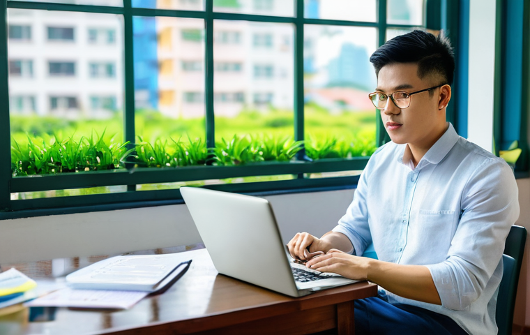 건설안전기사 필기시험 기출 문제 예측 - The Dedicated Vietnamese Safety Trainee**

Detailed, realistic photo of a young Vietnamese man, arou...