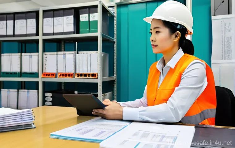 건설안전 실무자를 위한 법적 의무 및 책임 - **Prompt:** A dynamic, bright, and modern scene on a Vietnamese construction site during the day. A ...