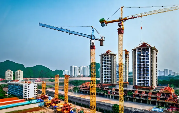 건설안전기사 자격증의 미래 전망 - Here are three image generation prompts in English, designed with the specified guidelines and inspi...